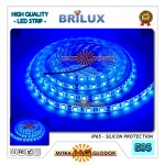 LED Strip Brilux SMD 5050 Mata Besar | IP 65 - Outdoor - Blue / Biru
